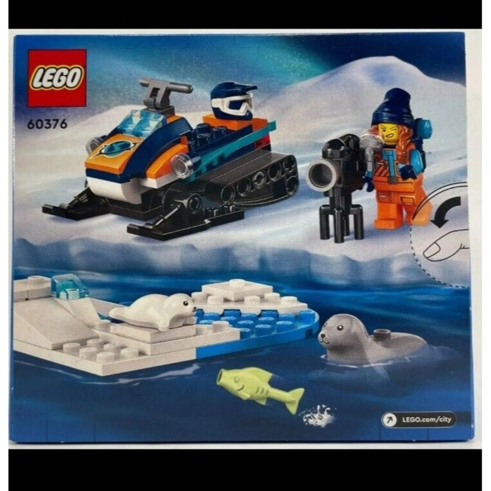 Lego CITY - 60376 - Arctic Explorer Snowmobile - 70 Pcs.
